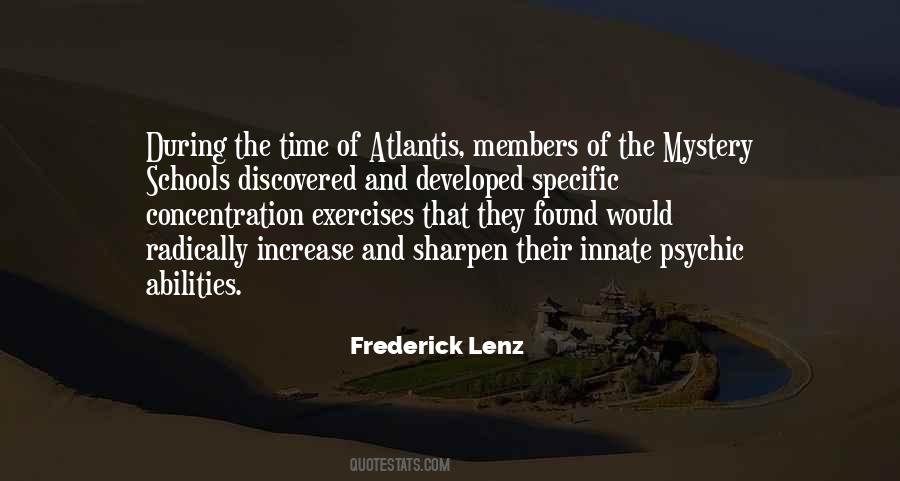 Quotes About Atlantis #970910
