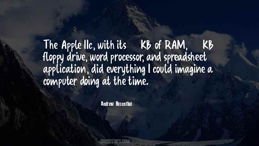 Quotes About Apple Computer #610893