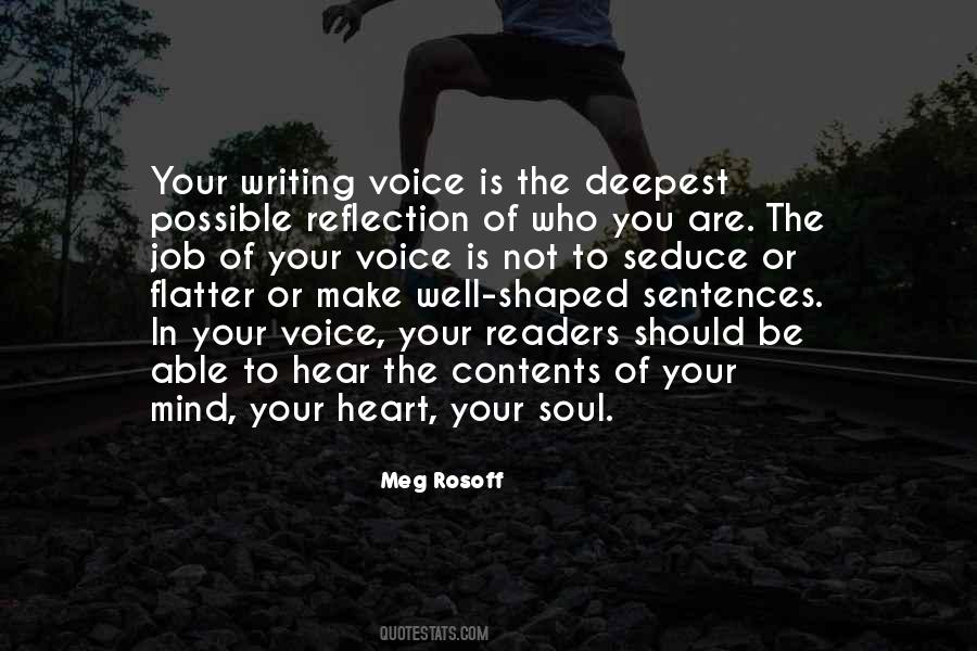 Your Voice Quotes #1025773