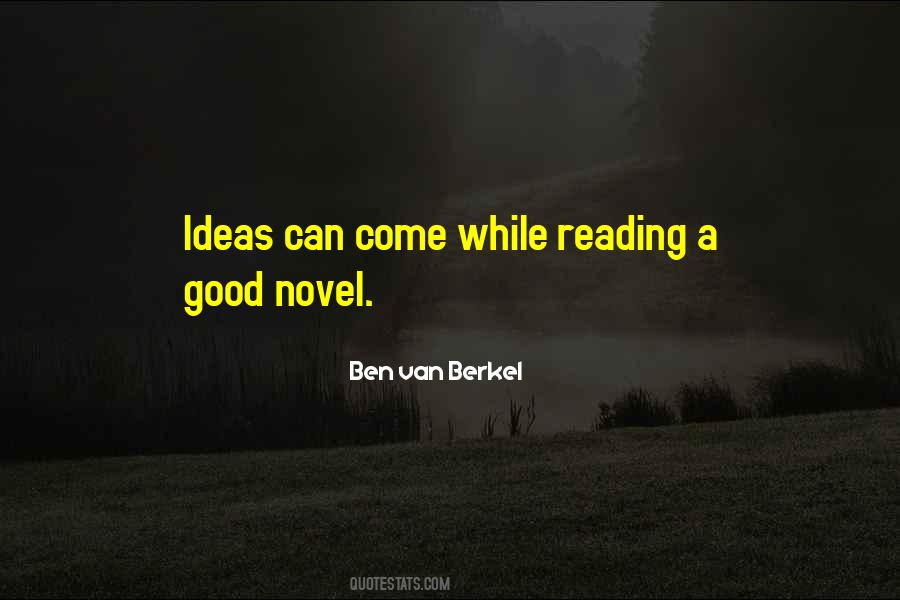 Novel Ideas Quotes #652193