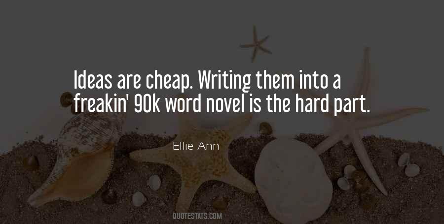 Novel Ideas Quotes #758306