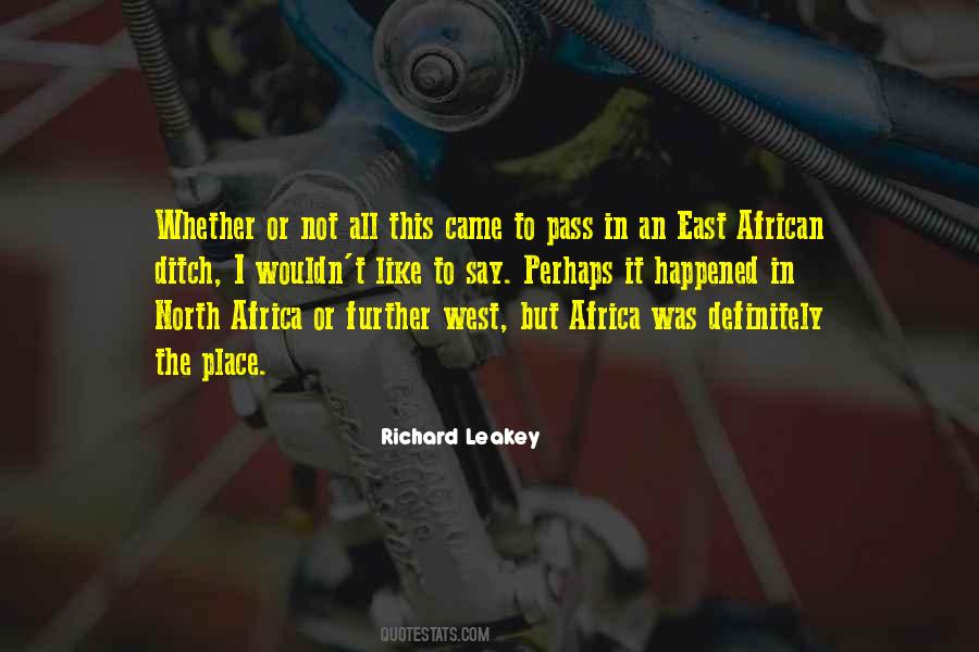 Quotes About West Africa #1807867