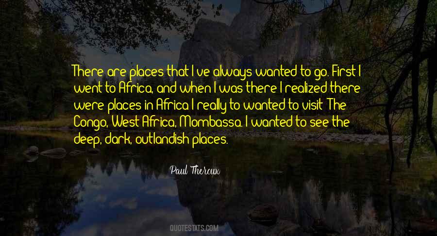 Quotes About West Africa #416481