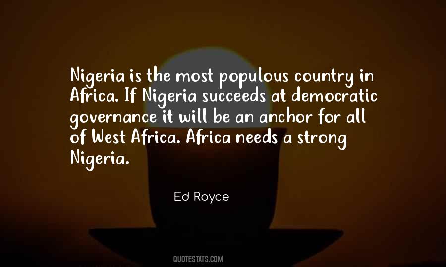Quotes About West Africa #883862