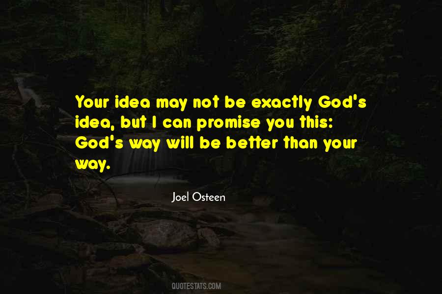 God S Way Quotes #1608037