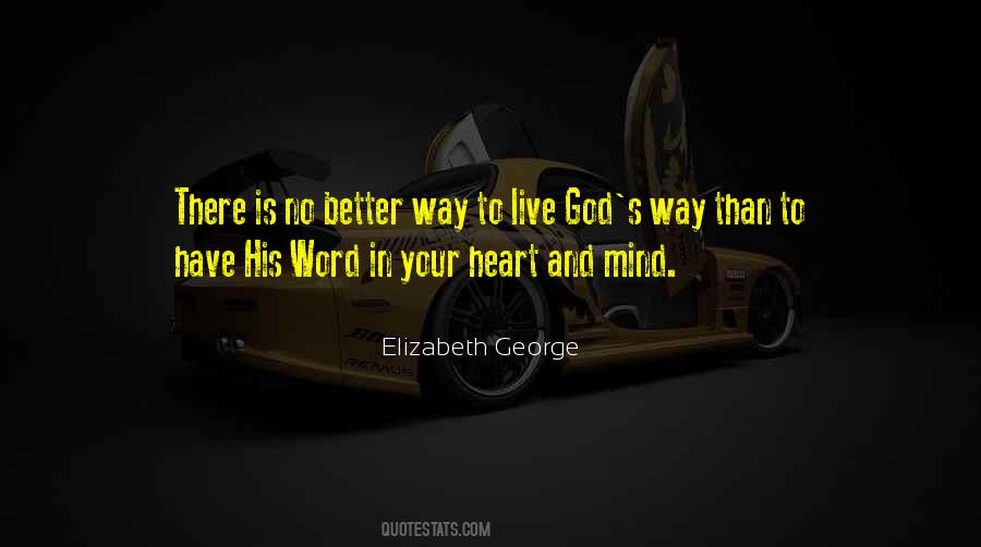 God S Way Quotes #1726805