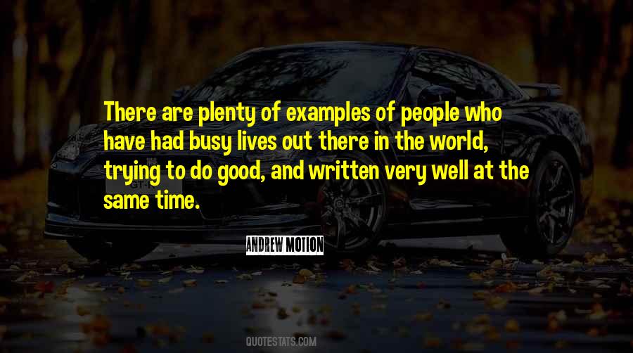 Quotes About Good Examples #1526484