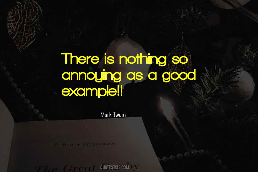 Quotes About Good Examples #768166