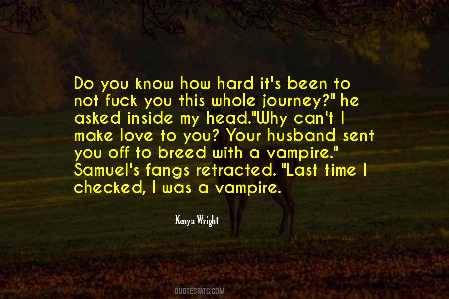 Quotes About Vampire Love #644965