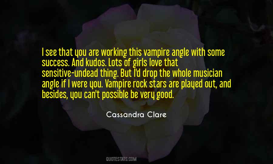 Quotes About Vampire Love #670891