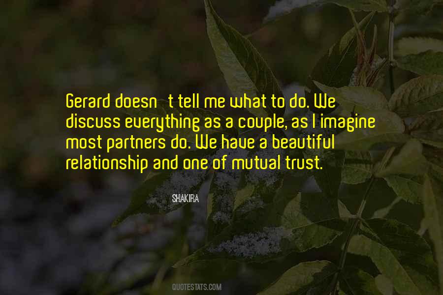 Quotes About Mutual Trust #1460447