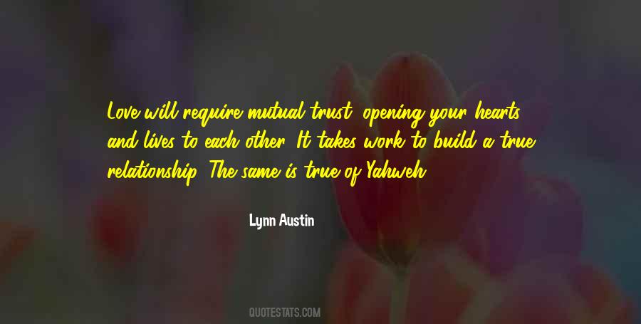 Quotes About Mutual Trust #1604193