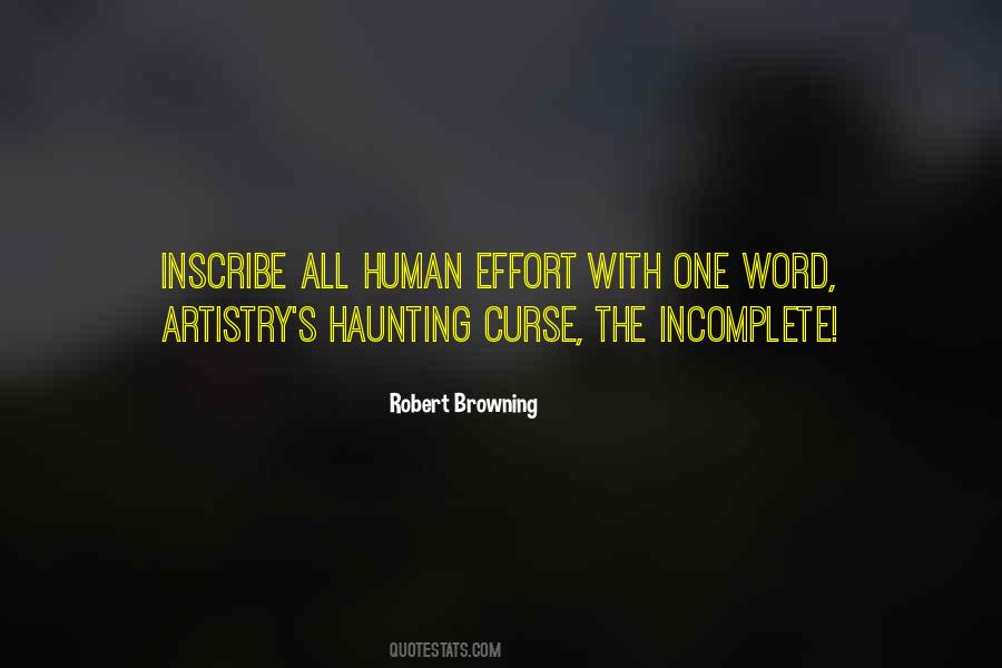 Human Effort Quotes #1513001