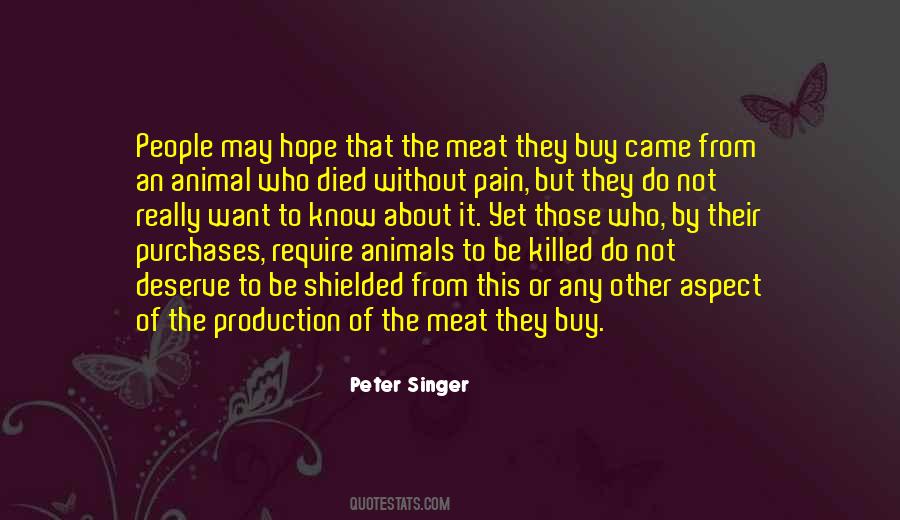 Quotes About Meat Production #830013