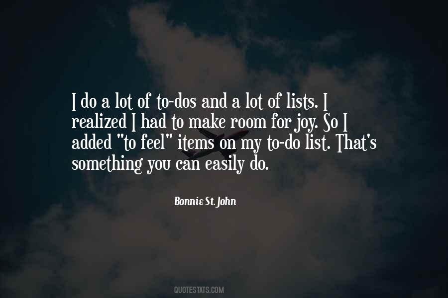 Quotes About Lists #1431061