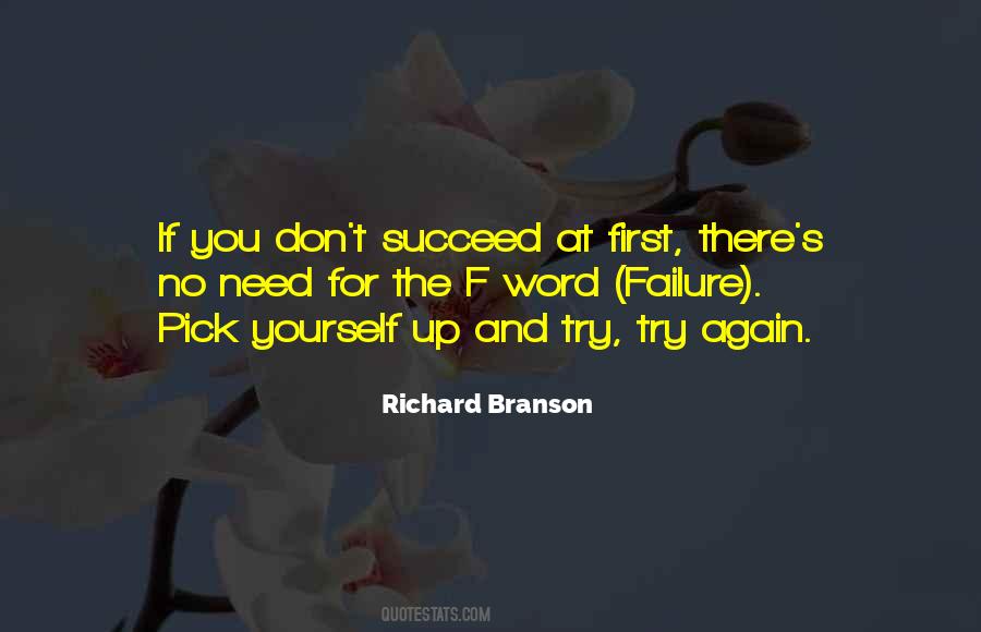 Quotes About Try Try Again #1482301