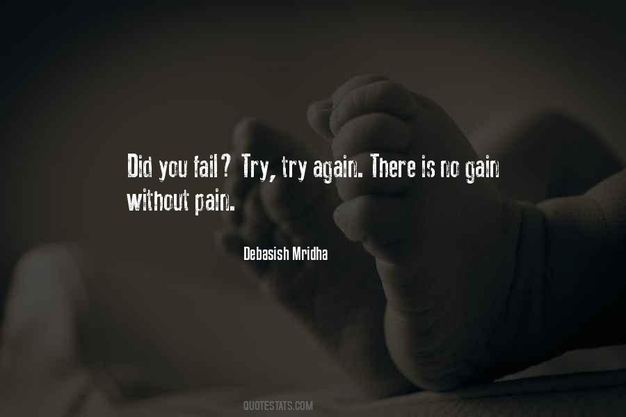 Quotes About Try Try Again #1694570
