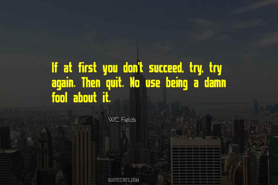 Quotes About Try Try Again #443887