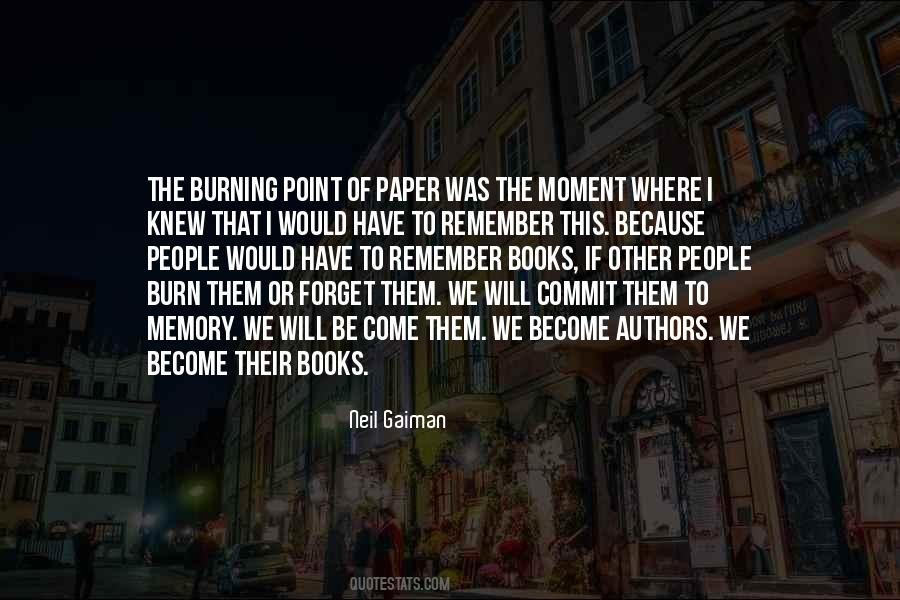Quotes About Burning #1581847