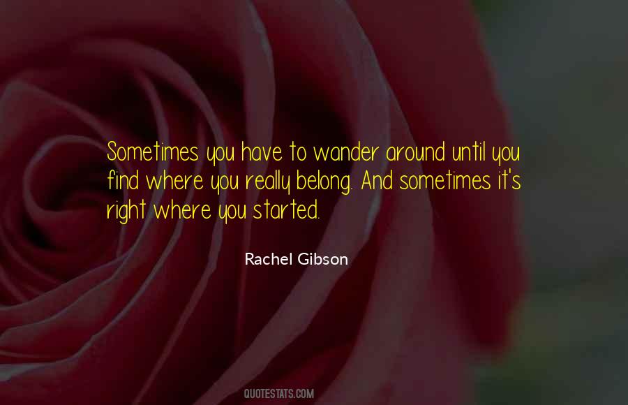 Quotes About Where You Started #1708812