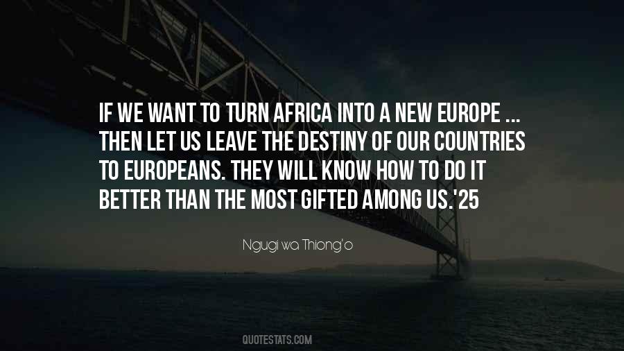 Quotes About New Countries #1413532
