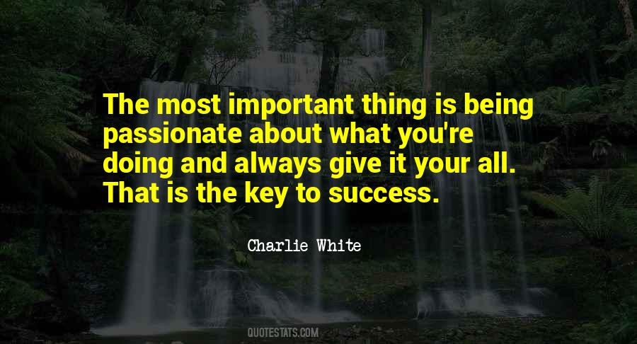 Quotes About Key To Success #1261122