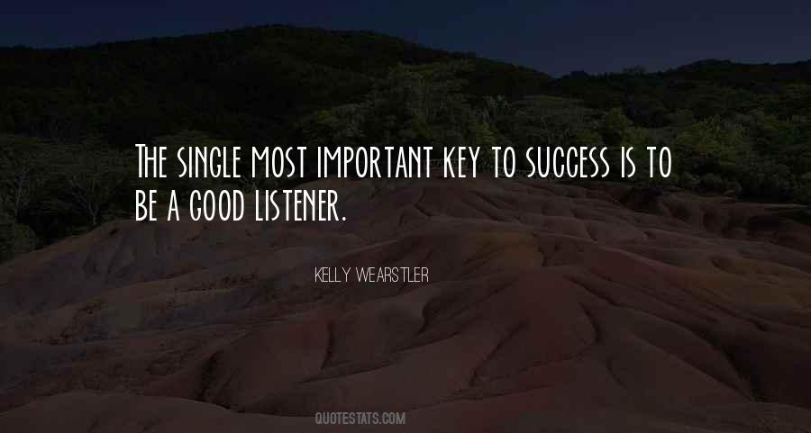 Quotes About Key To Success #1395507