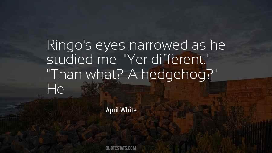 Narrowed Eyes Quotes #173892