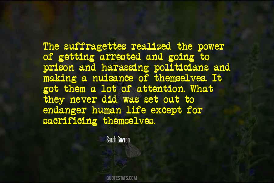 Quotes About Suffragettes #1869796
