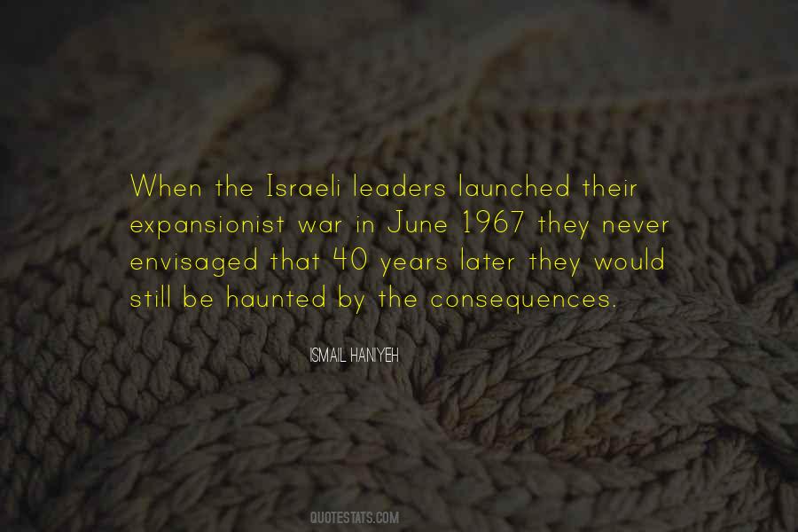 Israeli Leaders Quotes #1328138