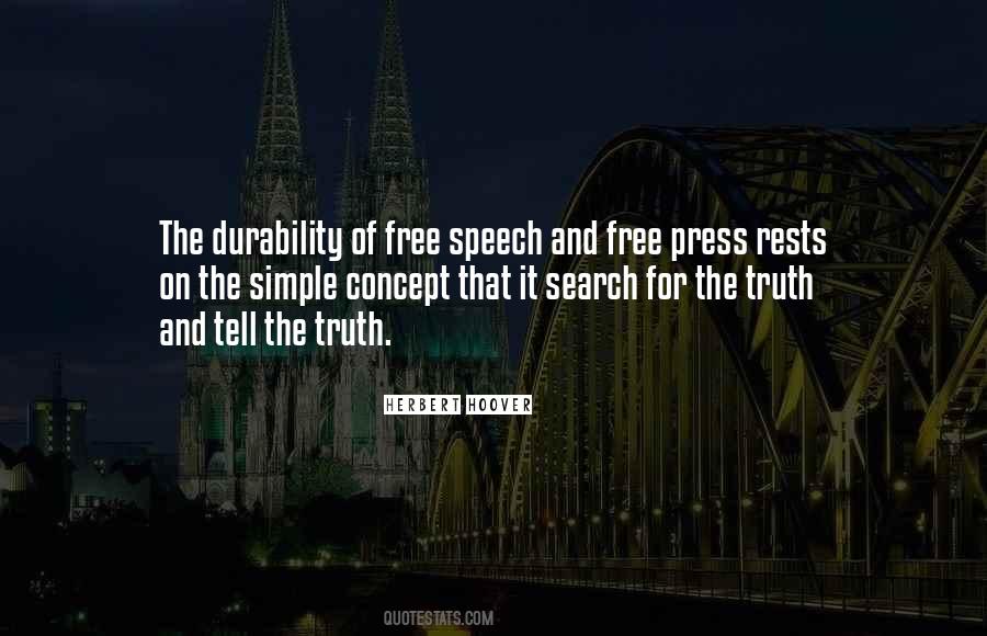 Quotes About Free Press #1380899