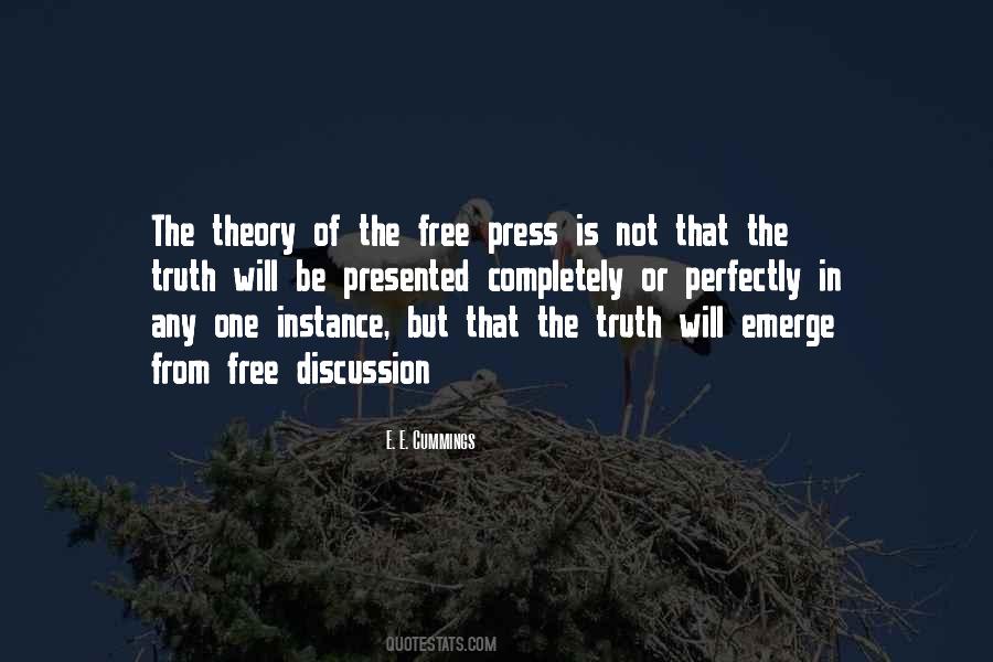 Quotes About Free Press #147019