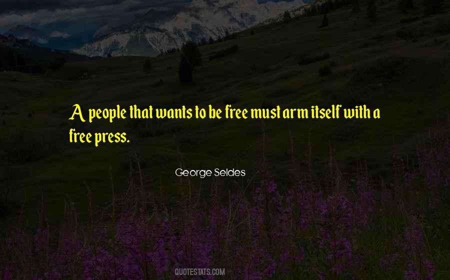 Quotes About Free Press #1792860