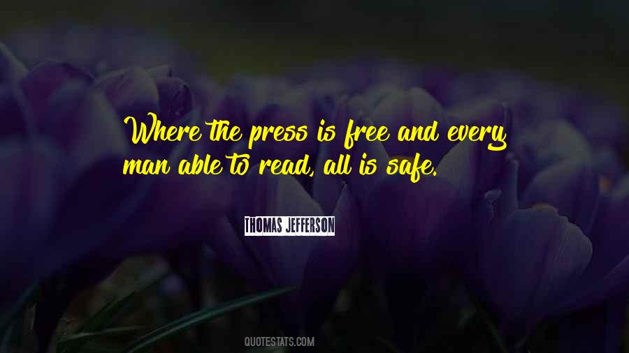 Quotes About Free Press #470152