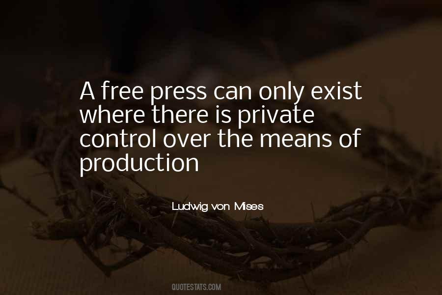 Quotes About Free Press #684941