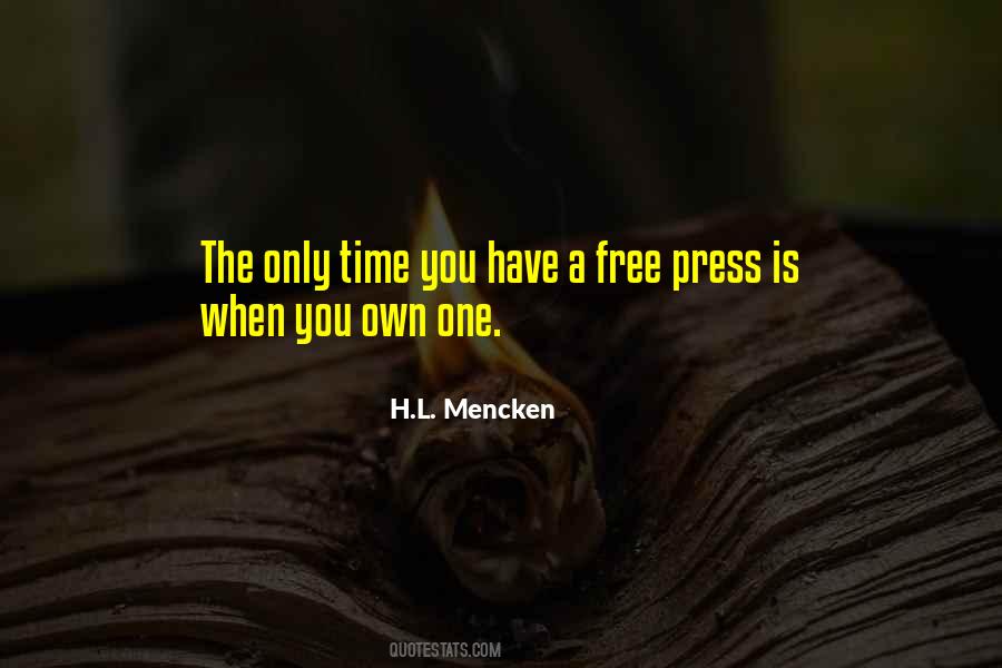 Quotes About Free Press #968810