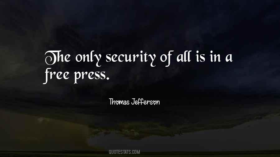 Quotes About Free Press #976773