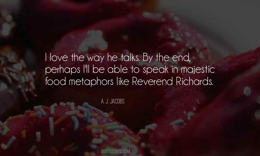 Love Metaphors Quotes #1201105