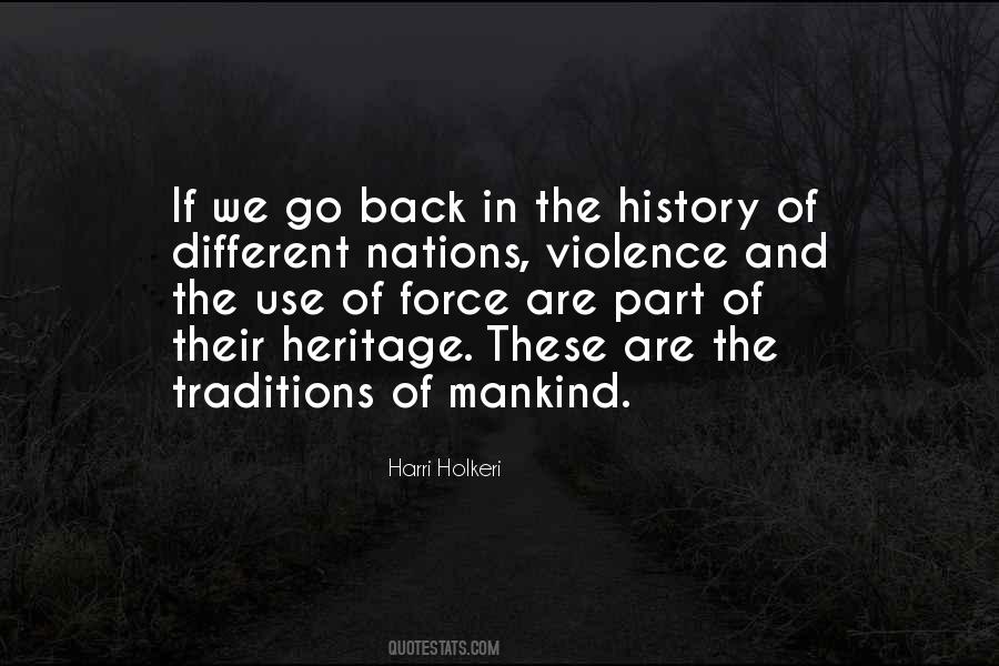 Traditions History Quotes #310555