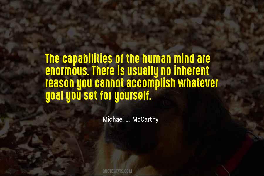 Quotes About Human Capabilities #1040508