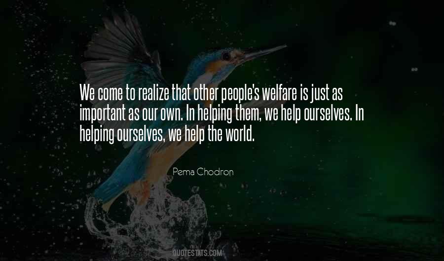 Helping Our World Quotes #603281