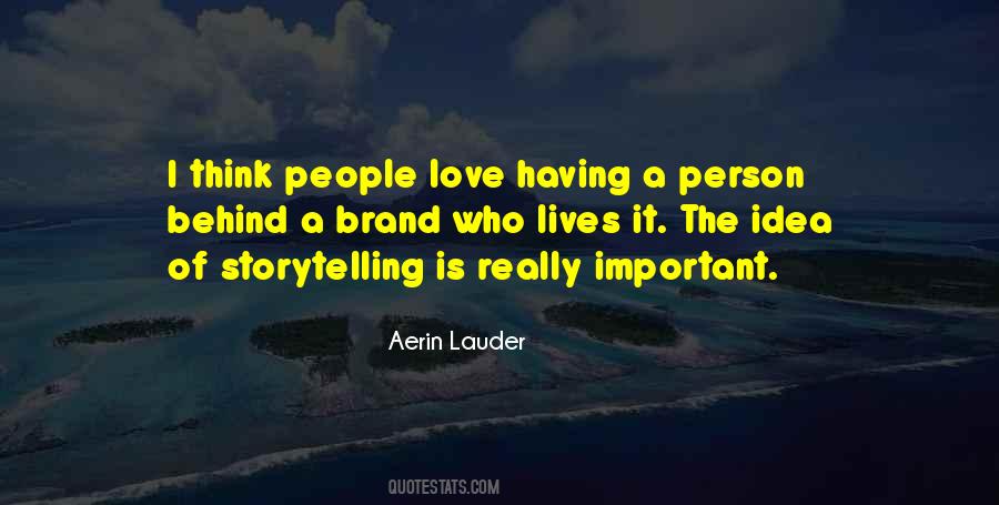 Quotes About Brand Storytelling #198255