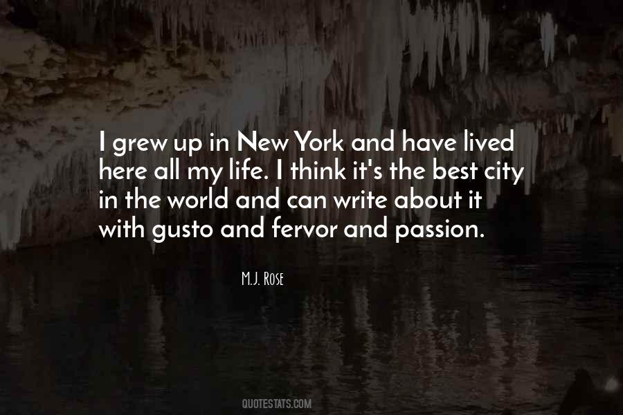 Quotes About New York City Life #168033