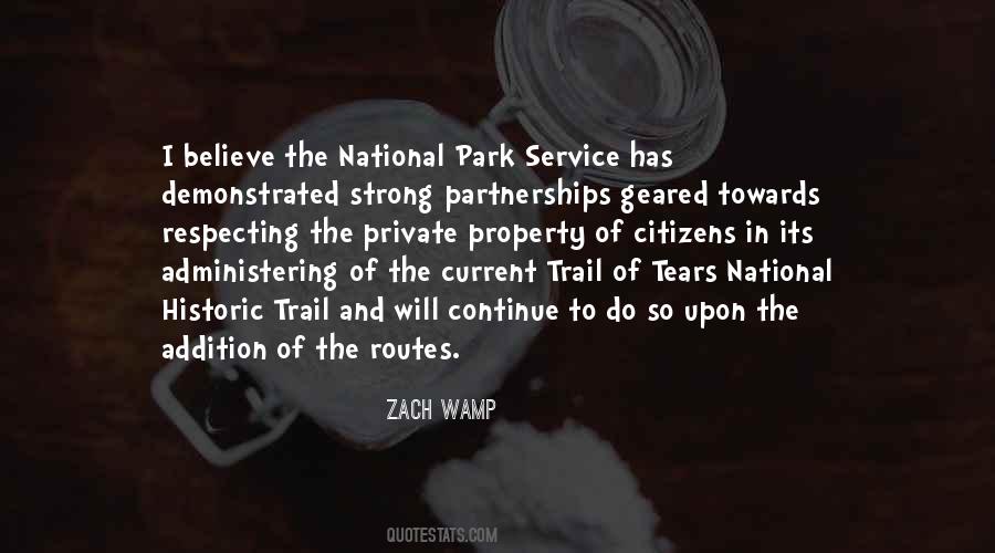 Quotes About The National Park Service #1492820