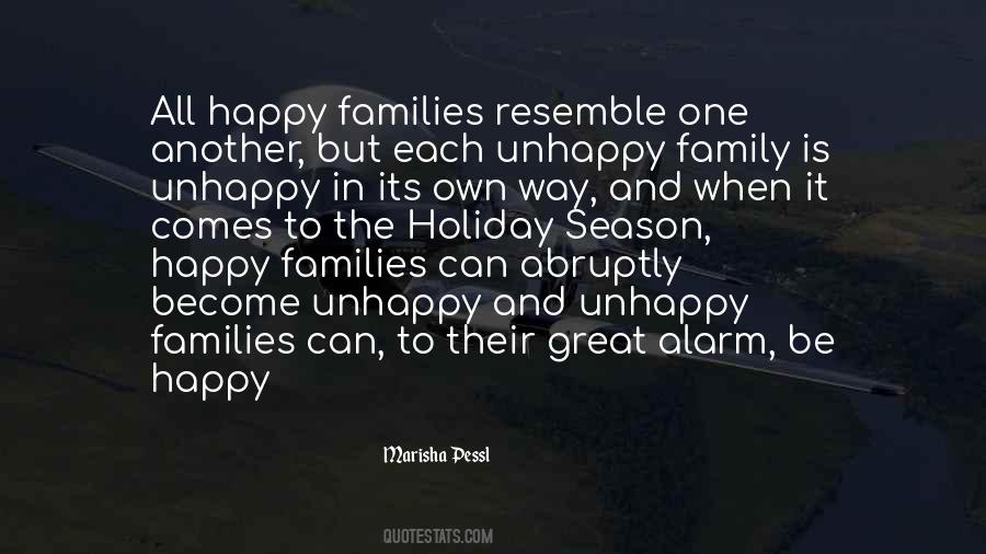 Quotes About Unhappy Families #1373375