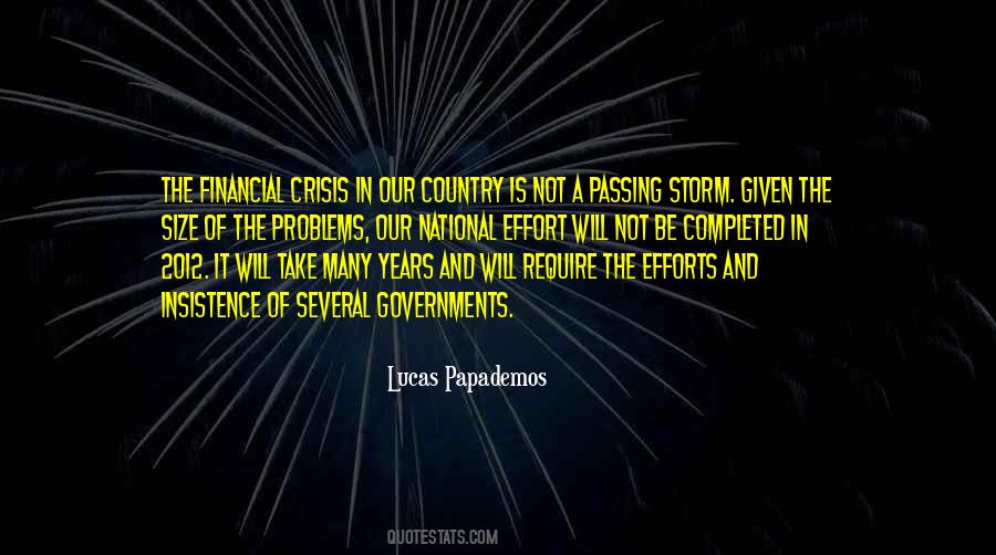 Quotes About Financial Crisis #1349078