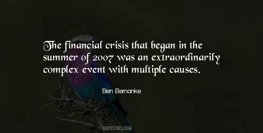 Quotes About Financial Crisis #138249