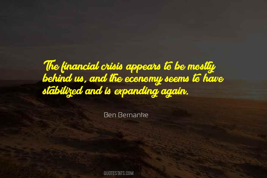 Quotes About Financial Crisis #803664