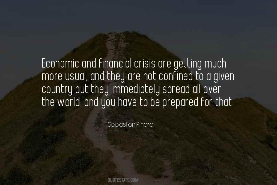 Quotes About Financial Crisis #946399