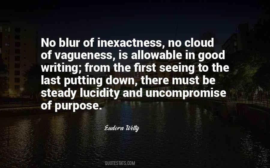 Quotes About Vagueness #1012480